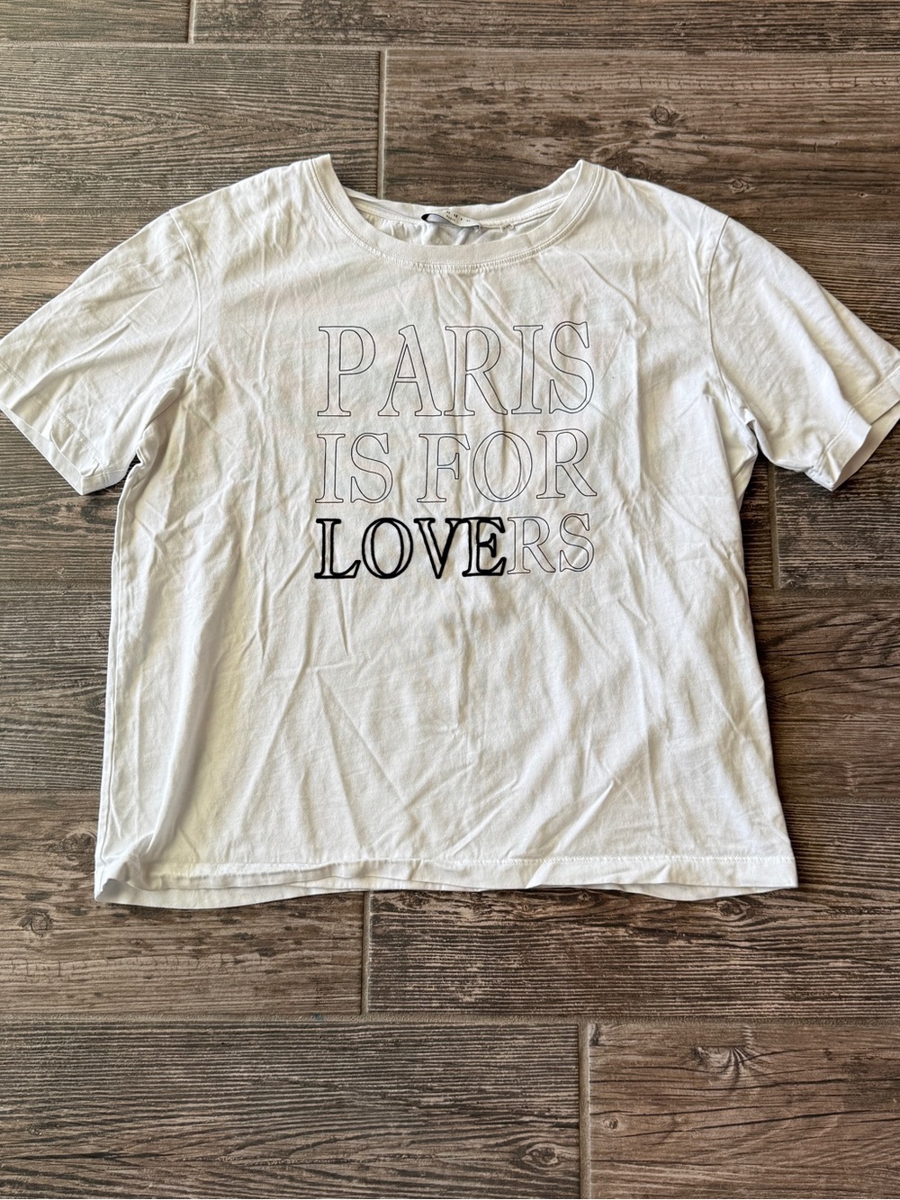Sandro Women Paris is for Lovers White T-Shirt